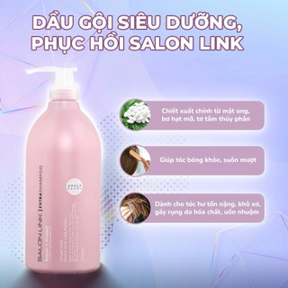 Bộ Dầu Gội Xả Siêu Dưỡng & Phục Hồi Tóc Salon Link Repair & Protect Extra (1000ml/Chai)