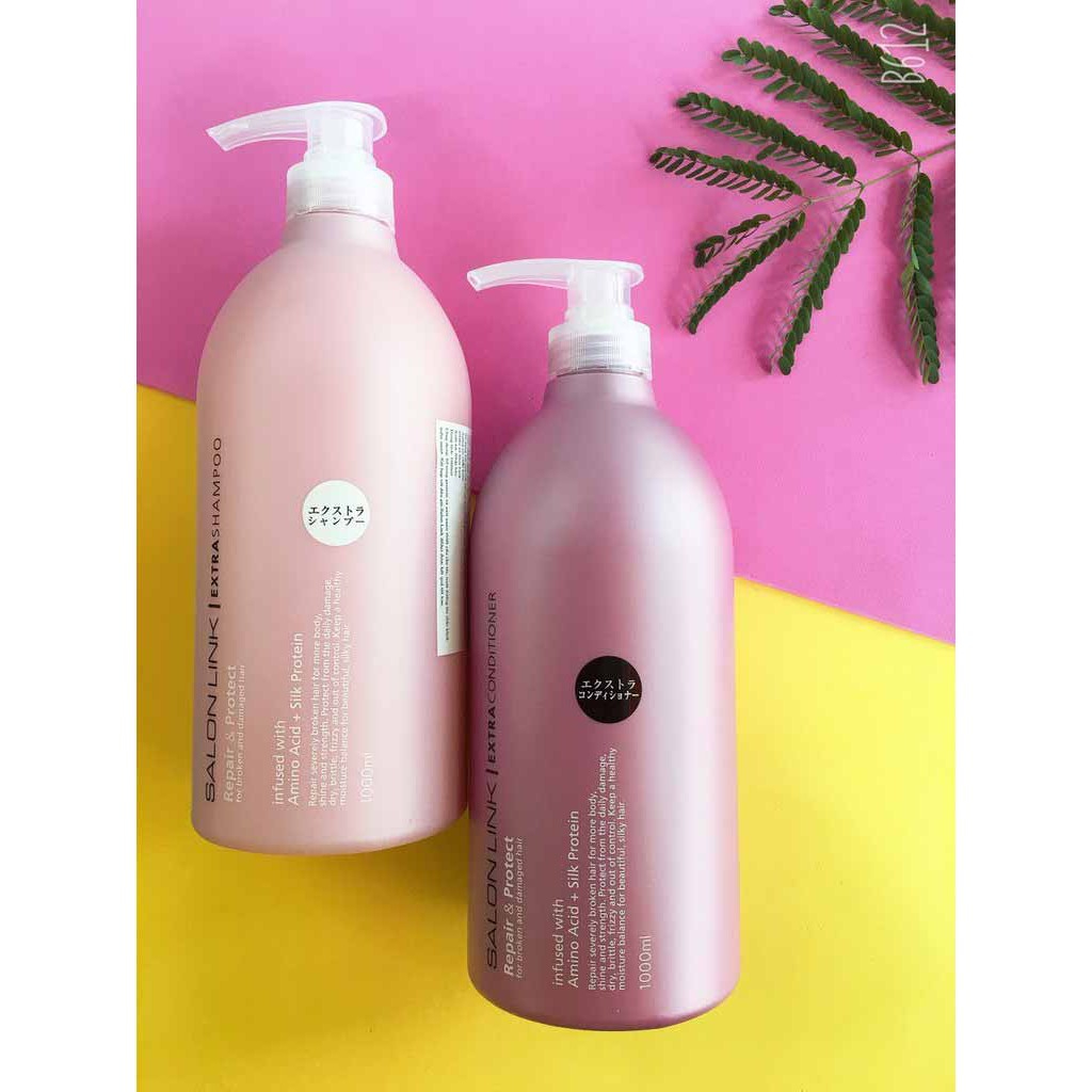 Ảnh Bộ Dầu Gội Xả Siêu Dưỡng & Phục Hồi Tóc Salon Link Repair & Protect Extra (1000ml/Chai) 3