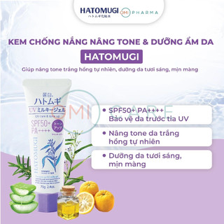 Kem Chống Nắng Dưỡng Ẩm Và Làm Sáng Da Reihaku Hatomugi SPF50+ PA++++ Nhật Bản (Nhiều Phân Loại)