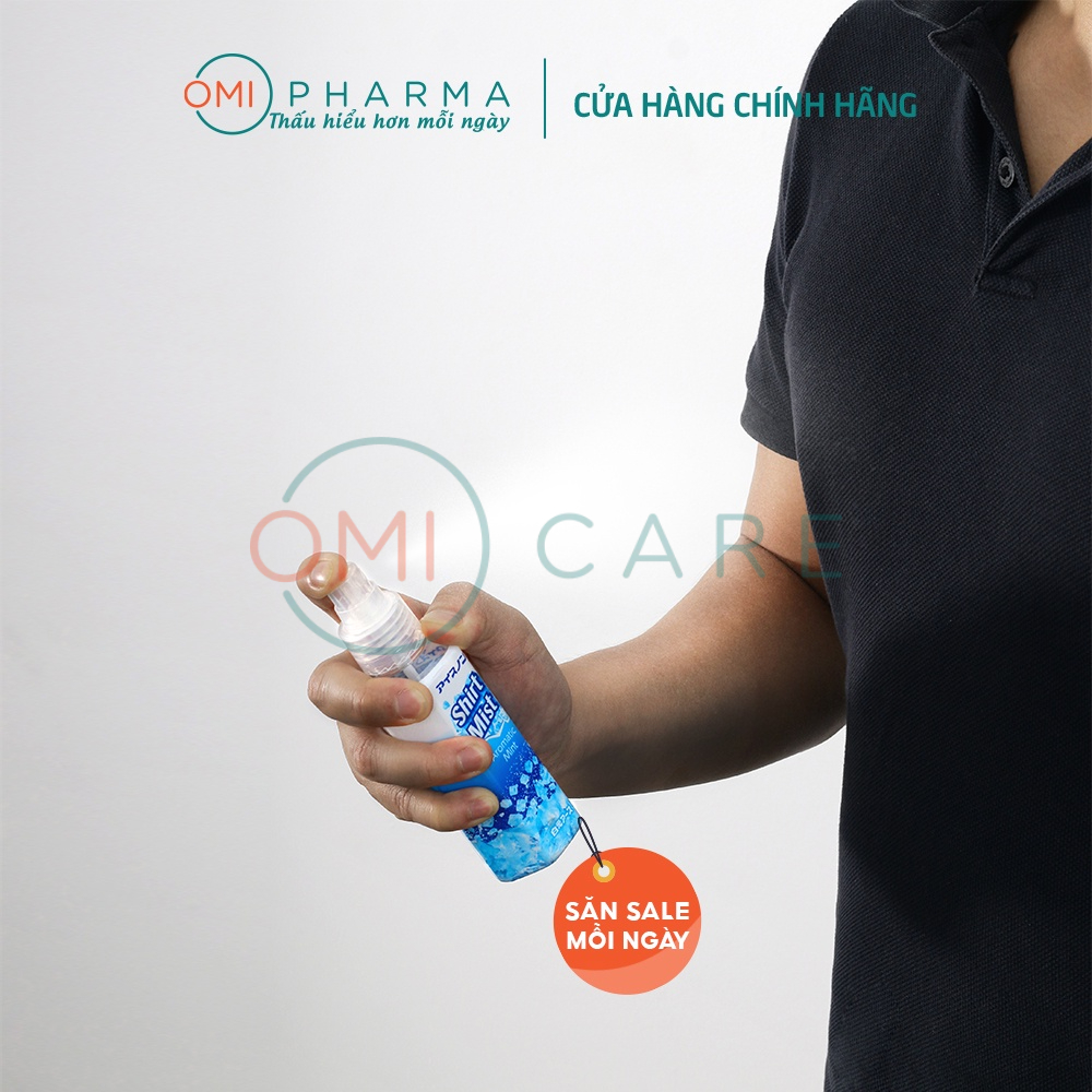 Ảnh Xịt Lạnh Quần Áo Làm Mát Cơ Thể Hakugen Nhật Bản Hương Bạc Hà Mát Lạnh 100ml 2