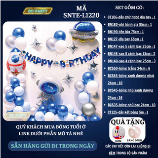 Set trang trí sinh nhật trẻ em hình phi hành gia SNTE-L1220