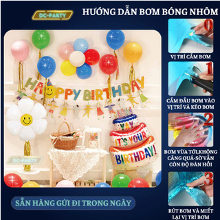 Set trang trí sinh nhật trẻ em hình bánh sinh nhật SNTE-L1210