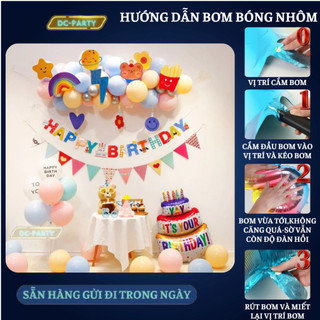 Set trang trí sinh nhật trẻ em hình bánh sinh nhật SNTE-L1229