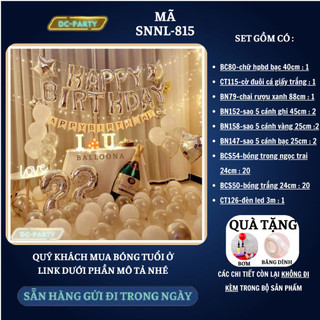 Set trang trí sinh nhật người lớn SNNL-815