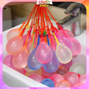 Set bóng bay nước 37/111 quả, bong bóng nước lắp sẵn theo chùm dùng để làm trò chơi vui chơi kỷ yếu, trung thu, lễ hội.