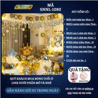 Set trang trí sinh nhật người lớn SNNL-1080