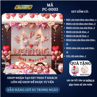 Set trang trí phòng cưới PC-0003