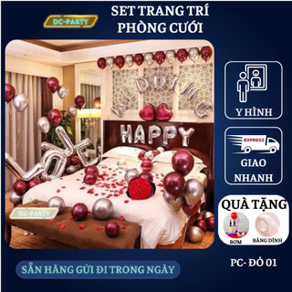 Set trang trí phòng cưới PC-ĐỎ 01