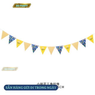 Dây cờ đuôi cá tam giác DC PARTY