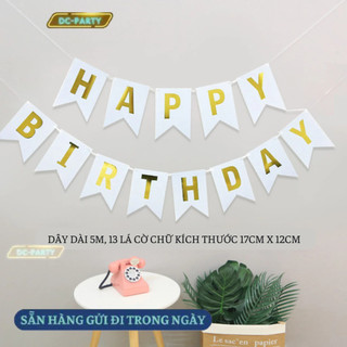 Dây cờ đuôi cá tam giác DC PARTY
