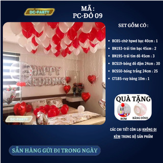 Set trang trí phòng cưới PC-ĐỎ 09