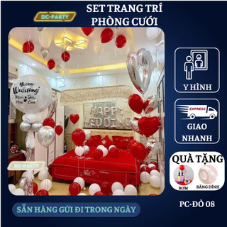Set trang trí phòng cưới PC-ĐỎ 08