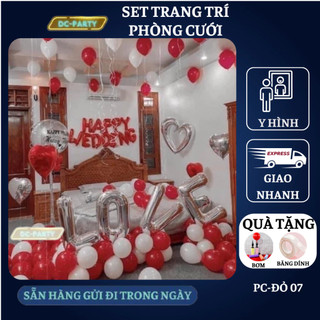 Set trang trí phòng cưới PC-ĐỎ 07