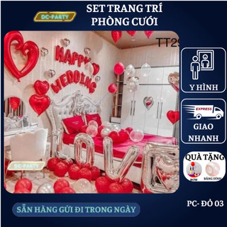 Set trang trí phòng cưới PC-ĐỎ 03