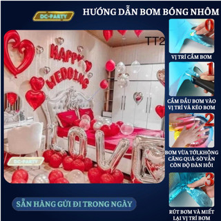Set trang trí phòng cưới PC-ĐỎ 03