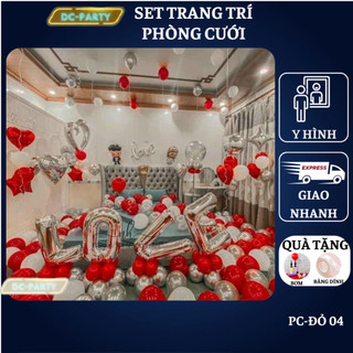 Set trang trí phòng cưới PC-ĐỎ 04