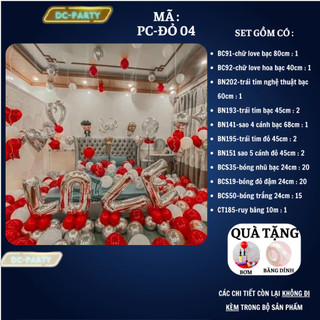 Set trang trí phòng cưới PC-ĐỎ 04