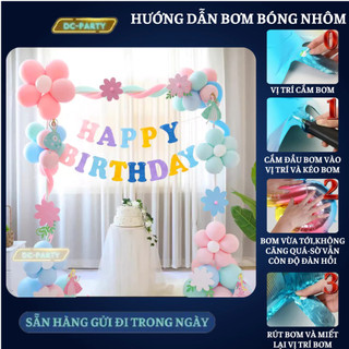 Set trang trí sinh nhật trẻ em SNTE-CHUỖI BÓNG 03