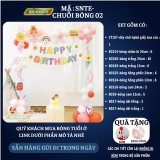 Set trang trí sinh nhật trẻ em SNTE-CHUỖI BÓNG 02