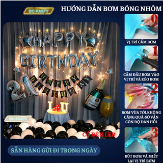 Set trang trí sinh nhật người lớn SNNL-ĐEN 06