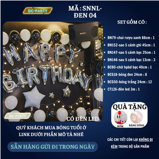 Set trang trí sinh nhật người lớn SNNL-ĐEN 04