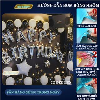 Set trang trí sinh nhật người lớn SNNL-ĐEN 04