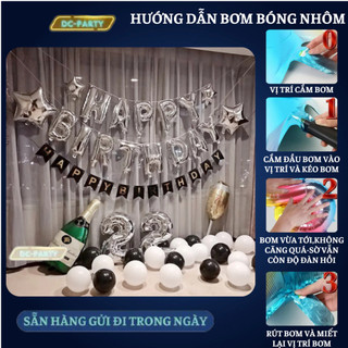 Set trang trí sinh nhật người lớn SNNL-ĐEN 03