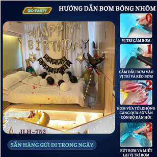 Set trang trí sinh nhật người lớn SNNL-ĐEN 02