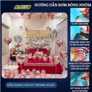 Set trang trí phòng cưới PC-HỒNG GOLD 05