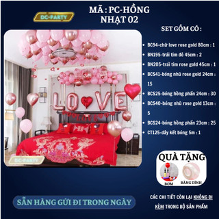 Set trang trí phòng cưới PC-HỒNG NHẠT 02