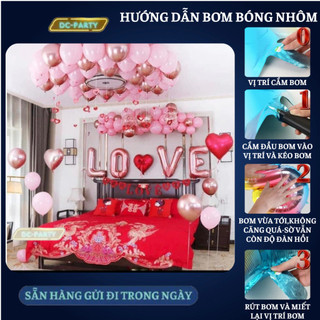 Set trang trí phòng cưới PC-HỒNG NHẠT 02