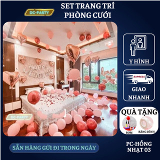 Set trang trí phòng cưới PC-HỒNG NHẠT 03