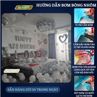 Set trang trí phòng cưới PC-TRẮNG 02