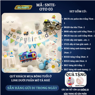 Set trang trí sinh nhật trẻ em SNTE-OTO 03