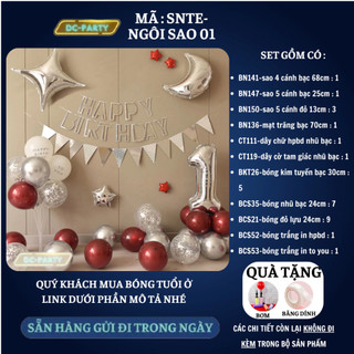 Set trang trí sinh nhật trẻ em SNTE-NGÔI SAO 01