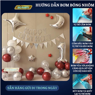 Set trang trí sinh nhật trẻ em SNTE-NGÔI SAO 01