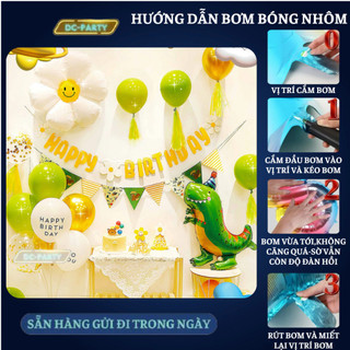 Set trang trí sinh nhật trẻ em SNTE-KHỦNG LONG 01
