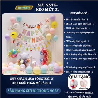Set trang trí sinh nhật trẻ em SNTE-KẸO MÚT 01