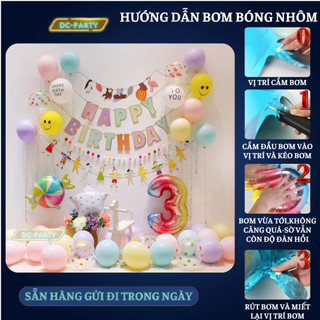 Set trang trí sinh nhật trẻ em SNTE-KẸO MÚT 01