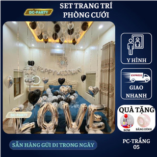 Set trang trí phòng cưới PC-TRẮNG 05
