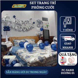 Set trang trí phòng cưới PC-XANH DƯƠNG 01