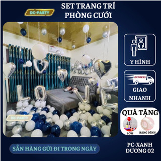 Set trang trí phòng cưới PC-XANH DƯƠNG 02