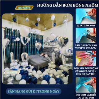 Set trang trí phòng cưới PC-XANH DƯƠNG 02