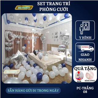 Set trang trí phòng cưới PC-TRẮNG 08