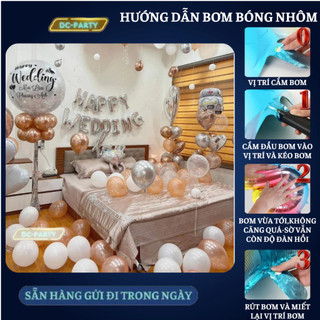 Set trang trí phòng cưới PC-VÀNG GOLD 01