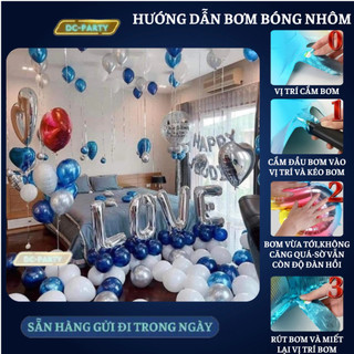 Set trang trí phòng cưới PC-XANH DƯƠNG 03
