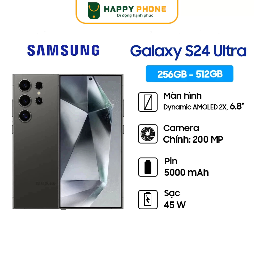 Ảnh Điện thoại Samsung Galaxy S24 Ultra 12GB/512GB Chính Hãng 2
