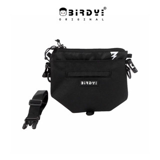 Túi đeo chéo nam nữ màu đen FLEXIBLE Bag nhỏ gọn cao cấp vải canvas chống nước thương hiệu Birdybag