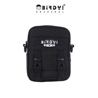 Túi đeo chéo nam nữ unisex mini nhỏ gọn ALIEN 2/ Black vải Canvas chống nước thương hiệu Birdybag