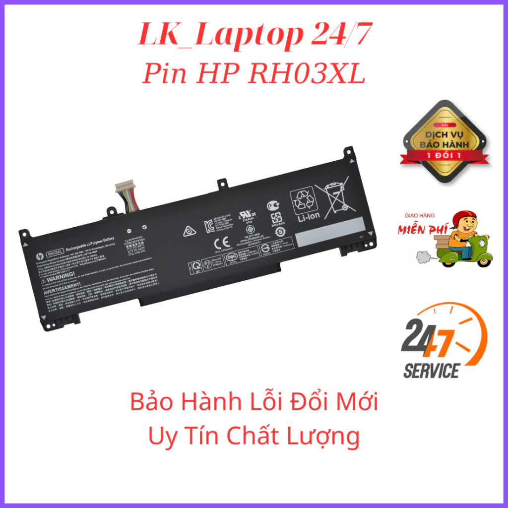 Pin Laptop HP RH03XL ProBook 430G8 440g8 4445G8 450G8 630G8 640G 650G8 ...
